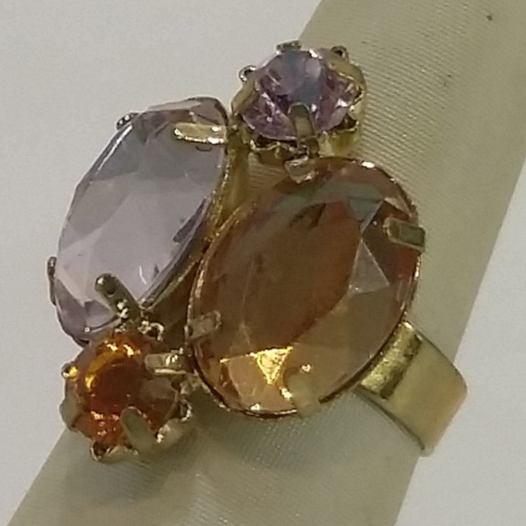 Multi Colored Stone Ring - Picture 2 of 8